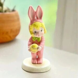 1995 Vintage Campbell’s Soup Girl Bunny Suit Easter Egg